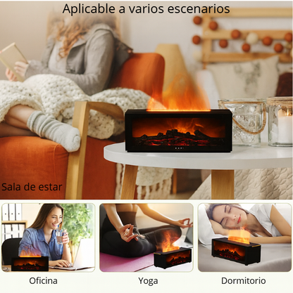 CalmFire - Humidificador Forma De Chimenea