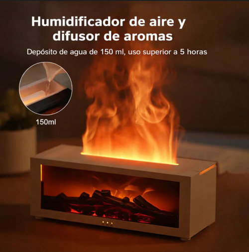 Difusor Acogedor Con Forma De Chimenea