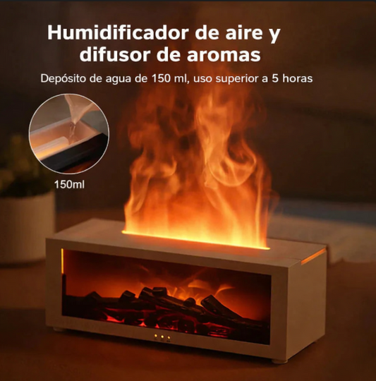 Difusor Acogedor Con Forma De Chimenea