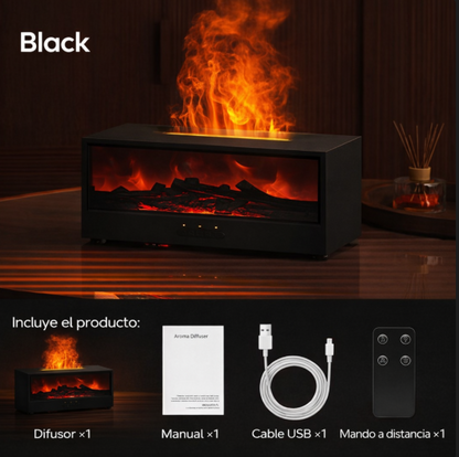 Difusor Acogedor Con Forma De Chimenea